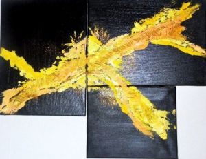 Voir le détail de cette oeuvre: Tryptique noir et jaune